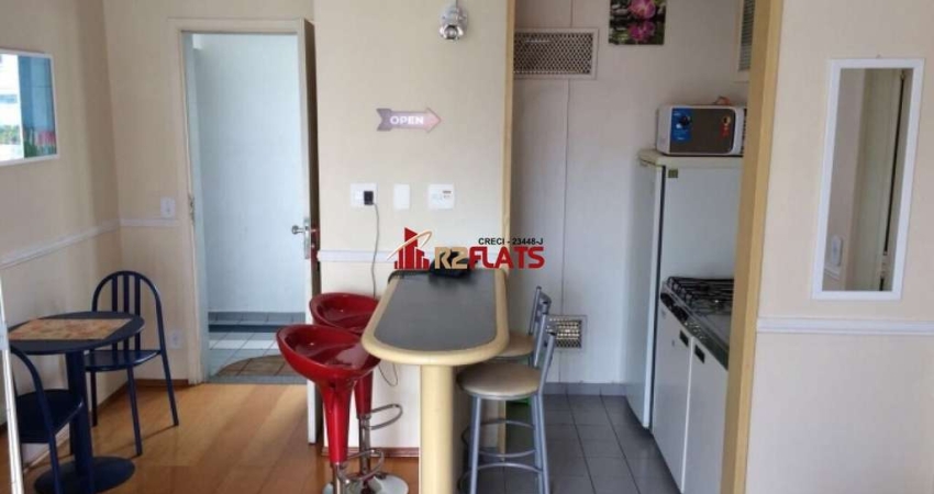 Flat com 1 quarto para alugar na Alameda Jauaperi, 1083, Moema, São Paulo