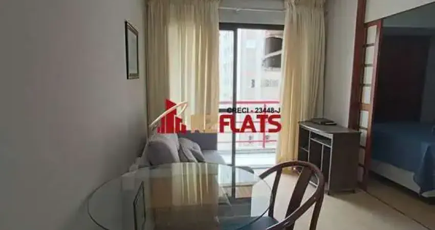 Flat com 1 quarto para alugar na Alameda Jauaperi, 1083, Moema, São Paulo