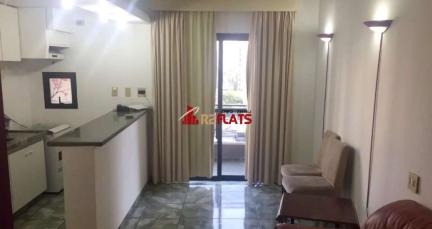Flat com 1 quarto para alugar na Avenida Moema, 177, Moema, São Paulo