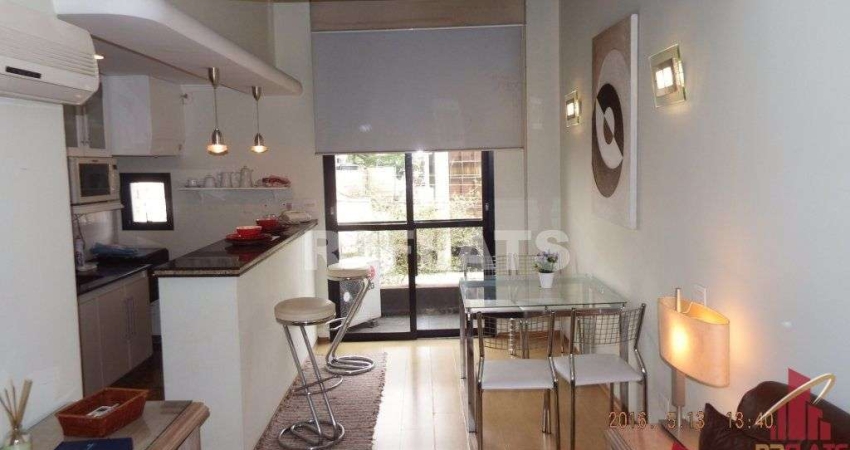 Flat com 1 quarto para alugar na Avenida Moema, 177, Moema, São Paulo