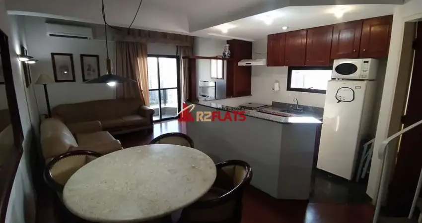 Flat com 1 quarto para alugar na Avenida Moema, 177, Moema, São Paulo