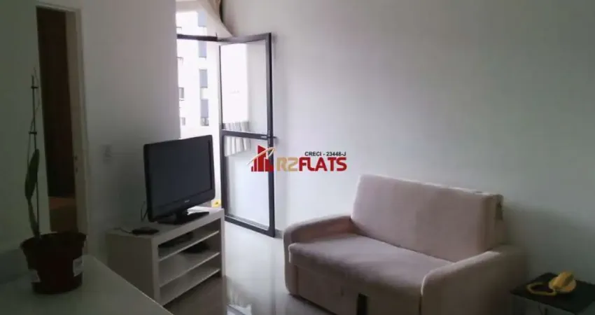 Flat com 1 quarto para alugar na Avenida Miruna, 399, Moema, São Paulo