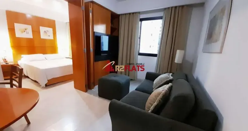 Flat com 1 quarto à venda na Avenida Macuco, 595, Moema, São Paulo