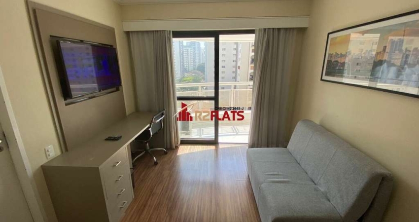 Flat com 1 quarto para alugar na Alameda dos Anapurus, 1661, Moema, São Paulo