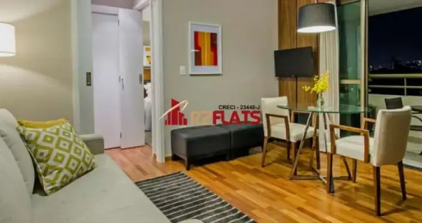 Flat com 2 quartos para alugar na Rua Ribeiro do Vale, 152, Brooklin, São Paulo
