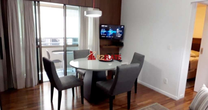 Flat com 1 quarto para alugar na Rua Ribeiro do Vale, 152, Brooklin, São Paulo
