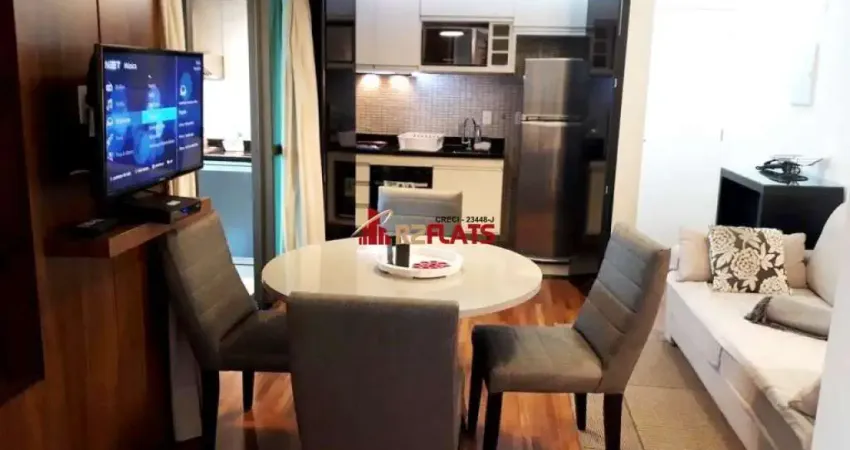 Flat com 2 quartos para alugar na Rua Ribeiro do Vale, 152, Brooklin, São Paulo