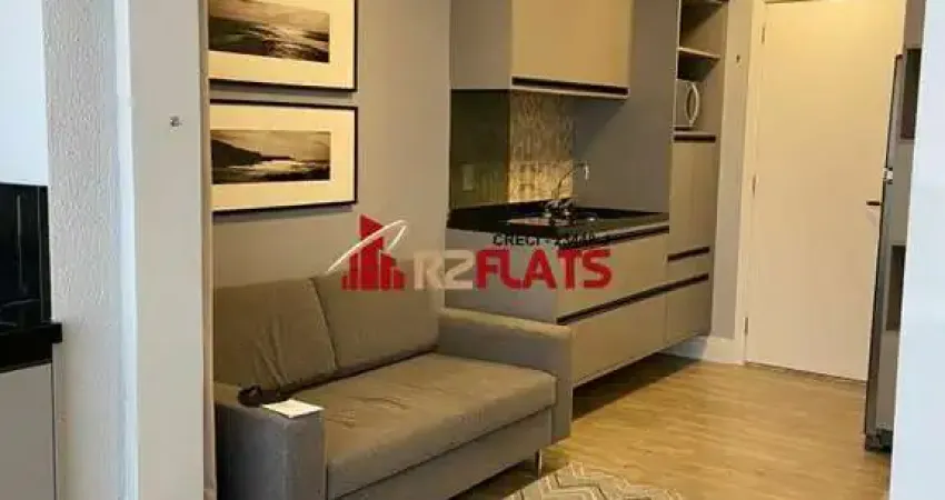 Flat com 1 quarto para alugar na Avenida Santo Amaro, 3131, Brooklin Paulista, São Paulo