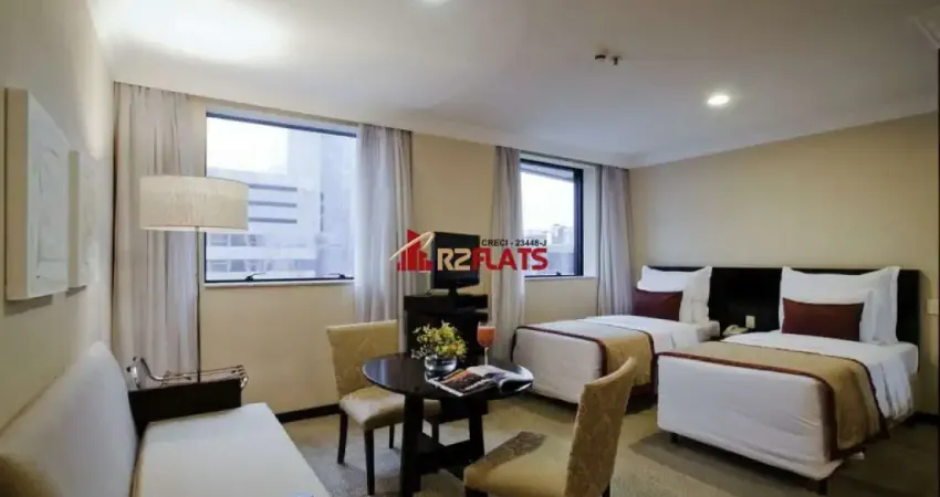 Flat com 1 quarto à venda na Avenida Brigadeiro Faria Lima, 3989, Itaim Bibi, São Paulo