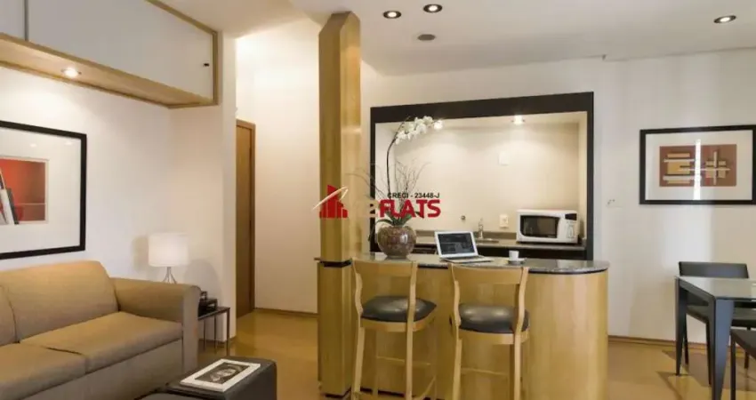 Flat com 1 quarto à venda na Rua Amauri, 513, Itaim Bibi, São Paulo