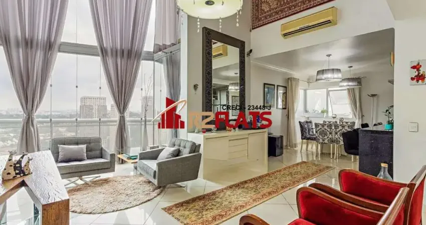 Flat com 3 quartos à venda na Rua Sansão Alves dos Santos, 343, Brooklin, São Paulo