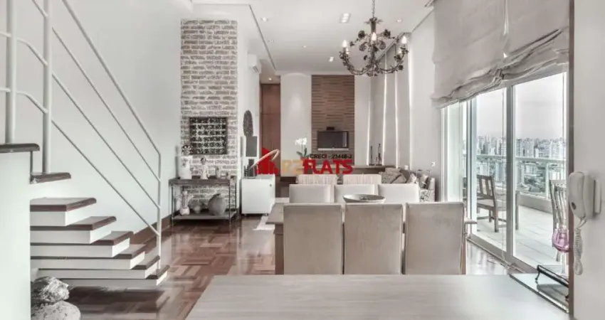 Flat com 2 quartos à venda na Rua Sansão Alves dos Santos, 343, Brooklin, São Paulo