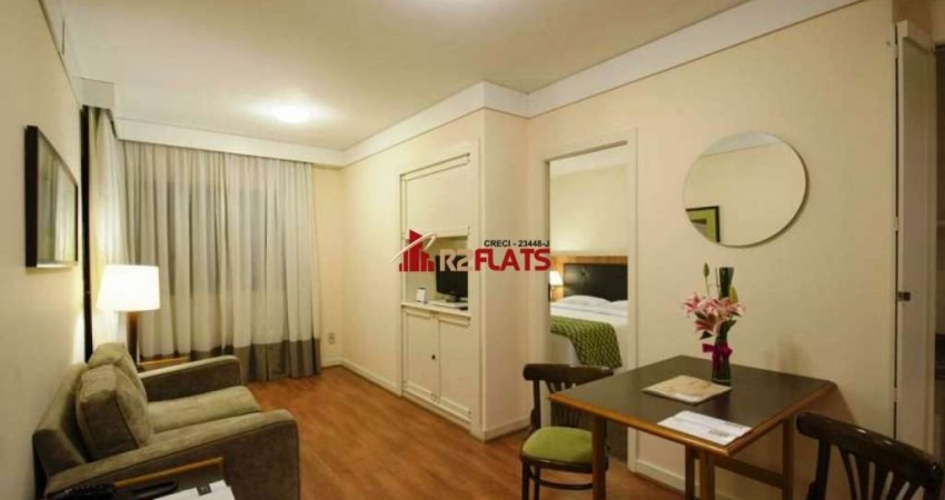 Flat com 1 quarto para alugar na Rua Guararapes, 1889, Brooklin, São Paulo