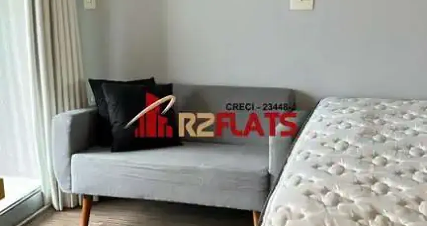 Flat com 1 quarto para alugar na Rua Michigan, 531, Brooklin, São Paulo