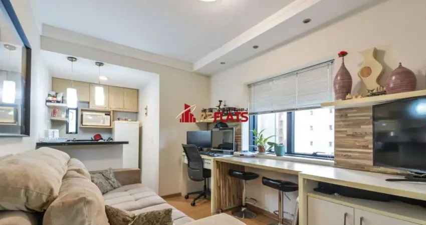 Flat com 1 quarto para alugar na Rua Hans Oersted, 119, Brooklin, São Paulo