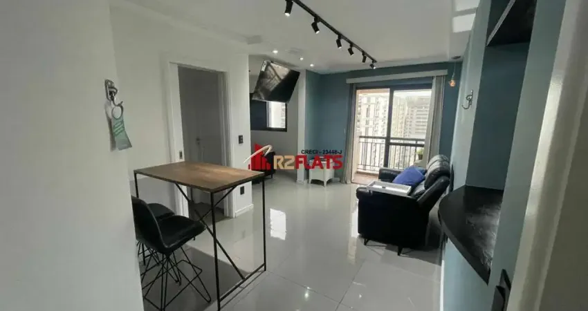 Flat com 1 quarto para alugar na Avenida Miruna, 320, Moema, São Paulo