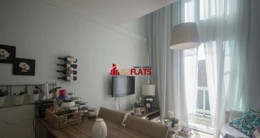Flat com 1 quarto para alugar na Avenida Rouxinol, 77, Moema, São Paulo