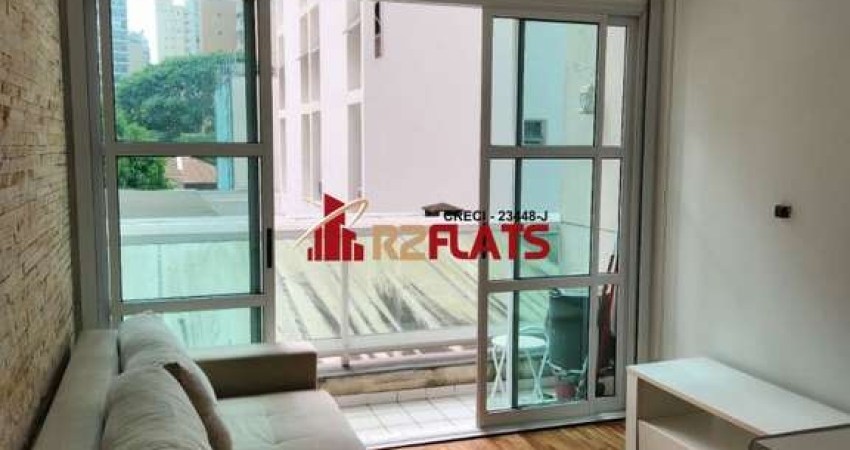Flat com 1 quarto para alugar na Avenida Rouxinol, 77, Moema, São Paulo