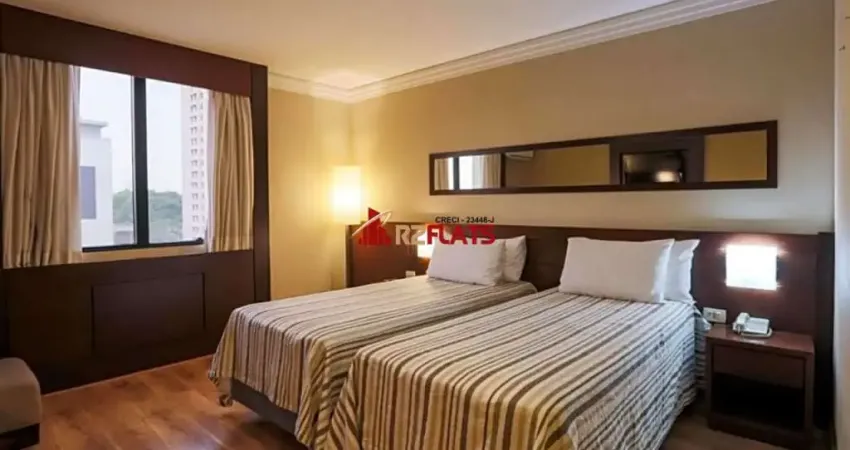 Flat com 1 quarto para alugar na Rua Vieira de Morais, 1960, Campo Belo, São Paulo