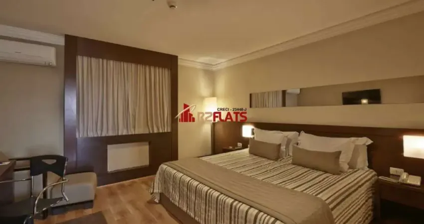 Flat com 1 quarto para alugar na Rua Vieira de Morais, 1960, Campo Belo, São Paulo