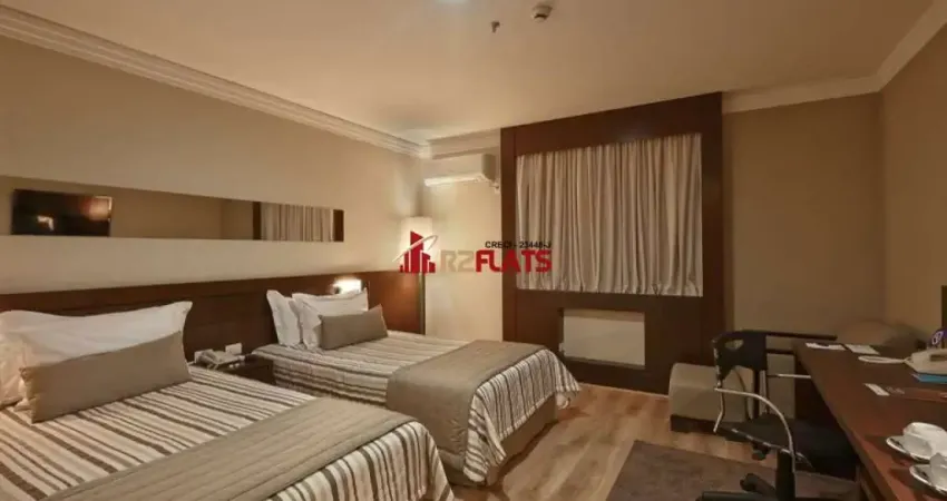 Flat com 1 quarto para alugar na Rua Vieira de Morais, 1960, Campo Belo, São Paulo