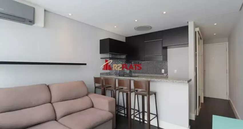 Flat com 1 quarto à venda na Avenida Rouxinol, 77, Moema, São Paulo