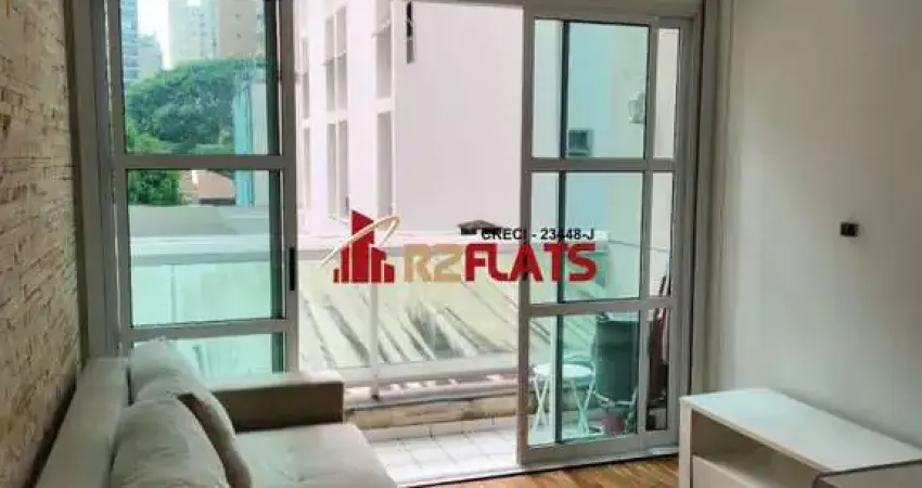 Flat com 1 quarto à venda na Avenida Rouxinol, 77, Moema, São Paulo
