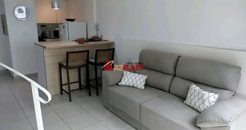 Flat com 1 quarto à venda na Avenida Rouxinol, 77, Moema, São Paulo
