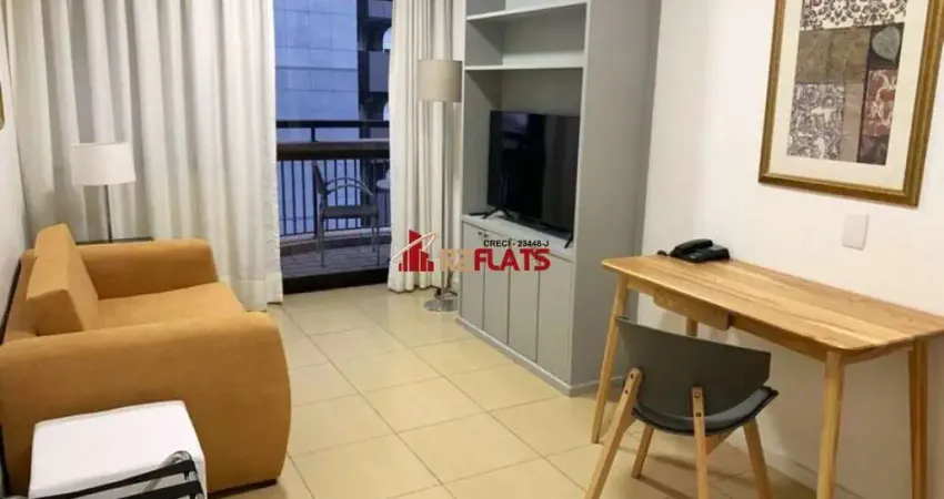 Flat com 1 quarto para alugar na Rua Tenente Negrão, 200, Itaim Bibi, São Paulo