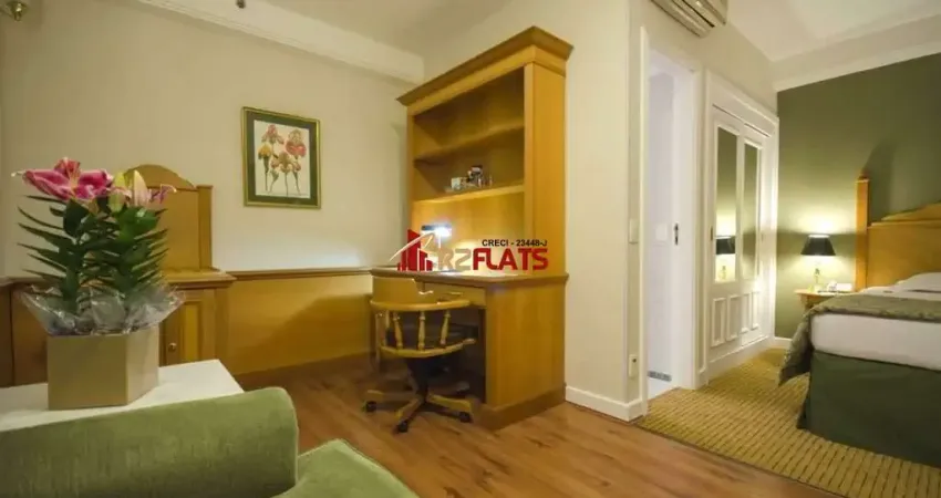 Flat com 1 quarto à venda na Avenida Jandira, 501, Moema, São Paulo