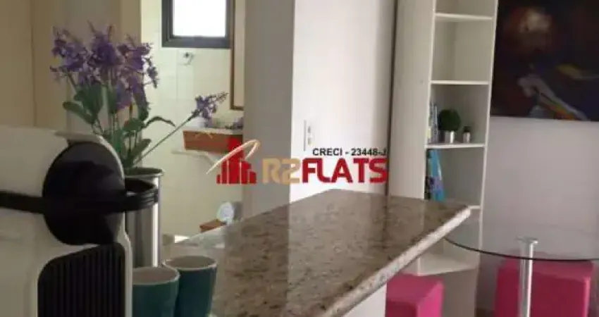 Flat com 1 quarto à venda na Avenida Rouxinol, 174, Moema, São Paulo