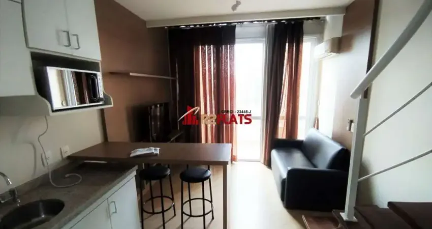 Apartamento com 1 quarto à venda na Rua Sansão Alves dos Santos, 56, Brooklin Paulista, São Paulo