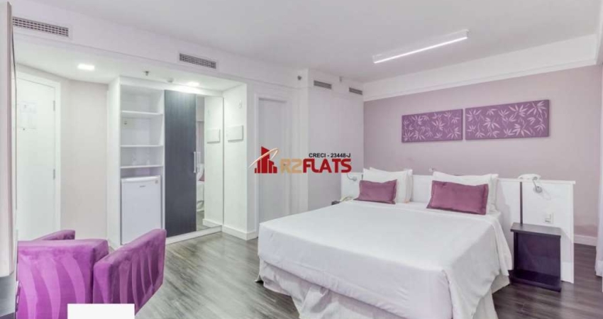 Flat com 1 quarto à venda na Avenida Macuco, 595, Moema, São Paulo