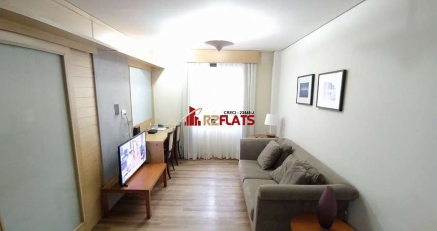 Flat com 2 quartos para alugar na Avenida Jamaris, 100, Moema, São Paulo
