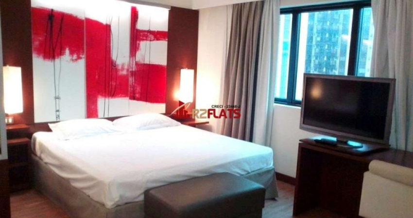 Flat com 1 quarto para alugar na Avenida Ibirapuera, 2534, Moema, São Paulo