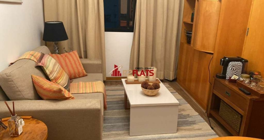 Flat com 1 quarto para alugar na Avenida Macuco, 595, Moema, São Paulo