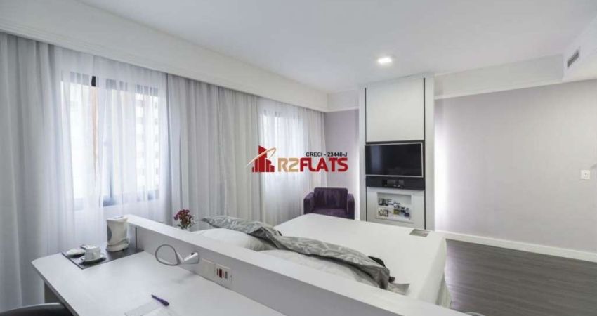 Flat com 1 quarto para alugar na Avenida Macuco, 595, Moema, São Paulo