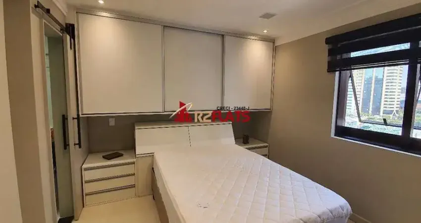 Flat com 1 quarto para alugar na Avenida Ibijaú, 364, Moema, São Paulo