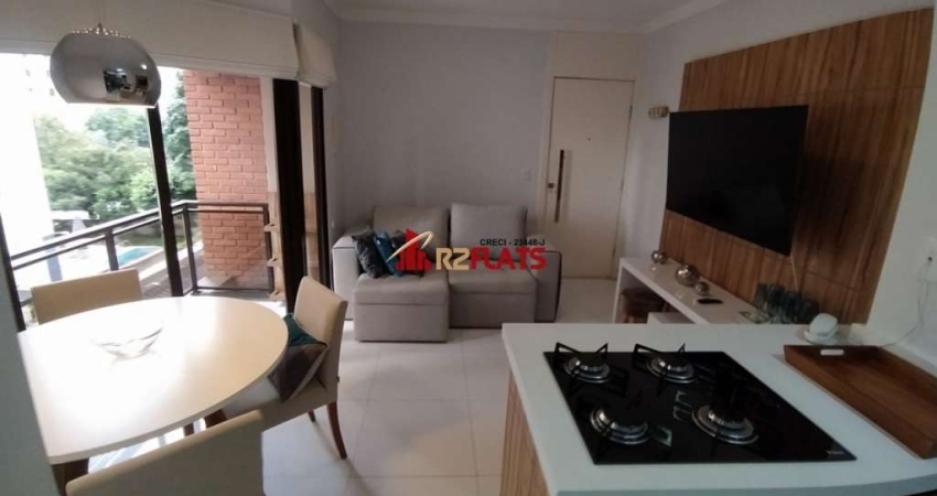 Flat com 1 quarto para alugar na Avenida Rouxinol, 174, Moema, São Paulo