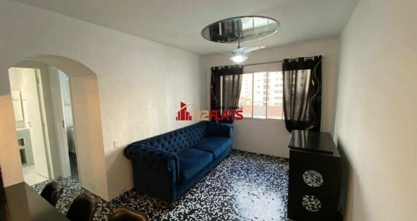 Flat com 1 quarto para alugar na Avenida Rouxinol, 763, Moema, São Paulo