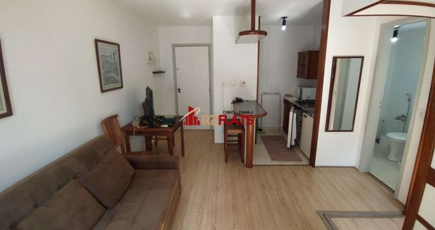 Flat com 1 quarto para alugar na Alameda Jauaperi, 1083, Moema, São Paulo