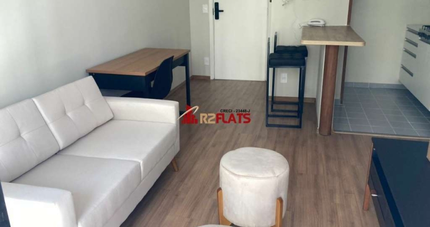 Flat com 1 quarto para alugar na Alameda Jauaperi, 1083, Moema, São Paulo