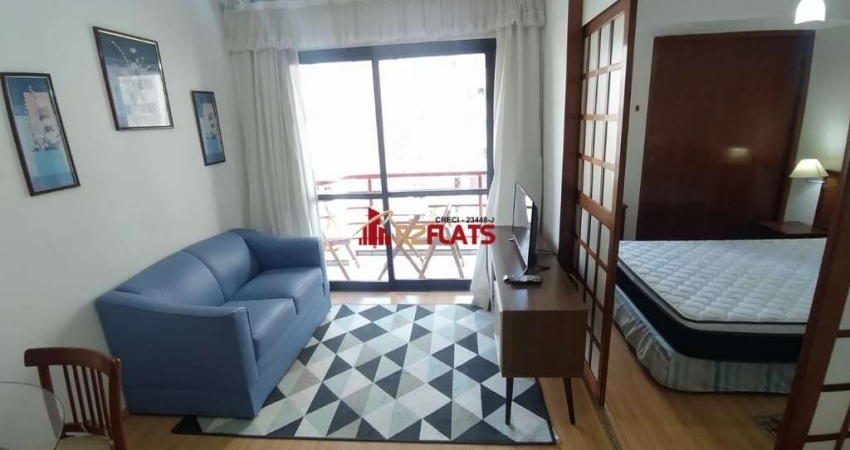 Flat com 1 quarto para alugar na Alameda Jauaperi, 1083, Moema, São Paulo