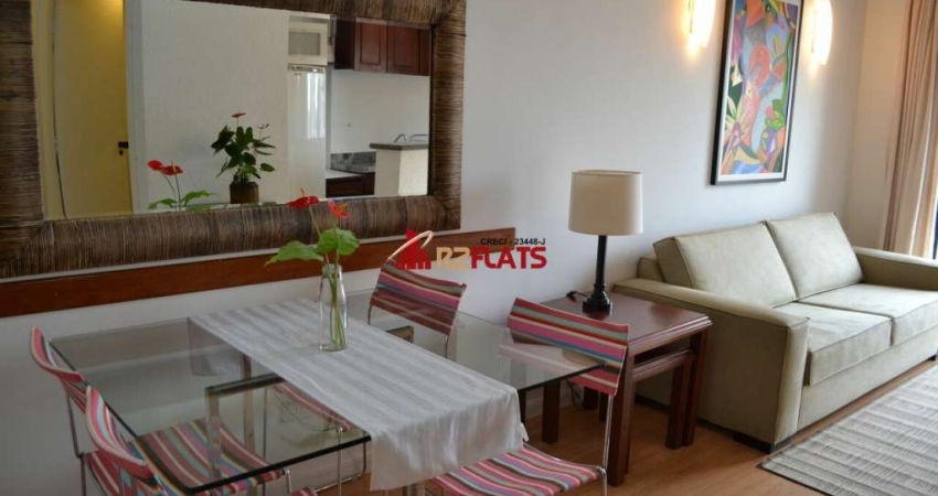 Flat com 1 quarto para alugar na Avenida Moema, 177, Moema, São Paulo