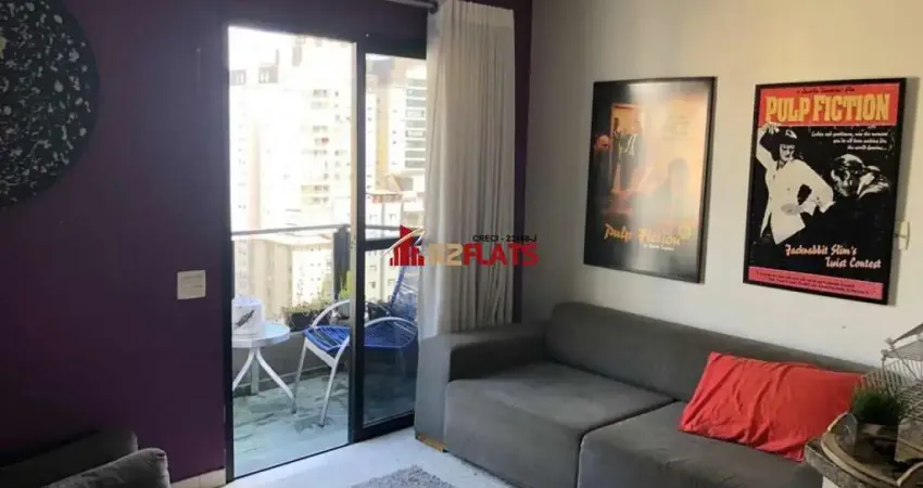 Flat com 1 quarto para alugar na Avenida Moema, 177, Moema, São Paulo