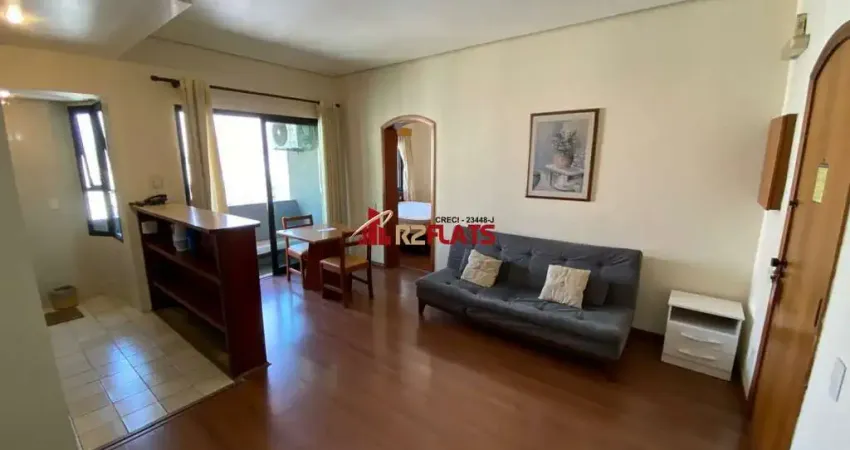 Flat com 1 quarto para alugar na Rua Araguari, 711, Moema, São Paulo