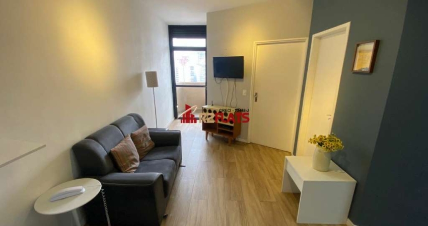 Flat com 1 quarto para alugar na Avenida Miruna, 399, Moema, São Paulo
