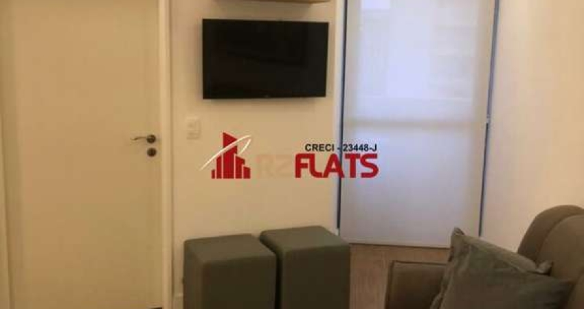Flat com 1 quarto para alugar na Avenida Miruna, 399, Moema, São Paulo