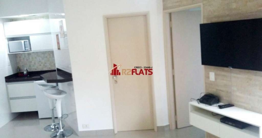 Flat com 1 quarto para alugar na Avenida Miruna, 399, Moema, São Paulo