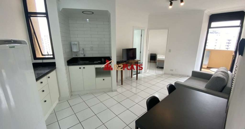 Flat com 1 quarto para alugar na Avenida Miruna, 399, Moema, São Paulo